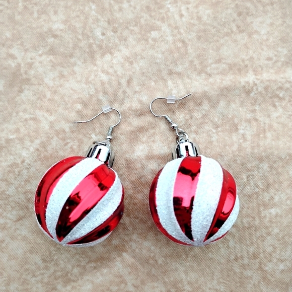 WHOLESALE-  Holiday Ornament Hook Earrings - Picture 1 of 2